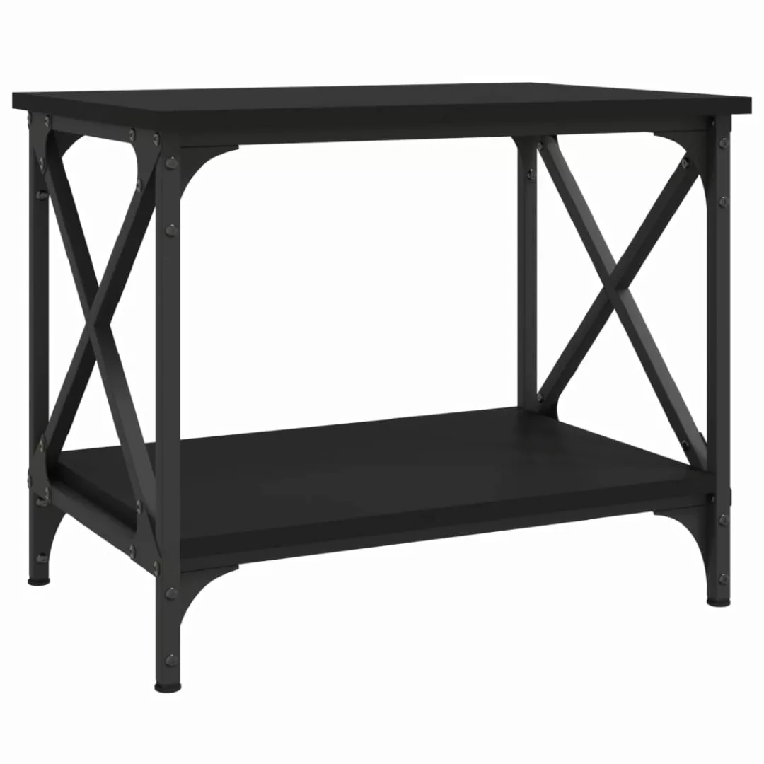 Vidaxl Beistelltisch Schwarz 55x38x45 Cm Holzwerkstoff günstig online kaufen