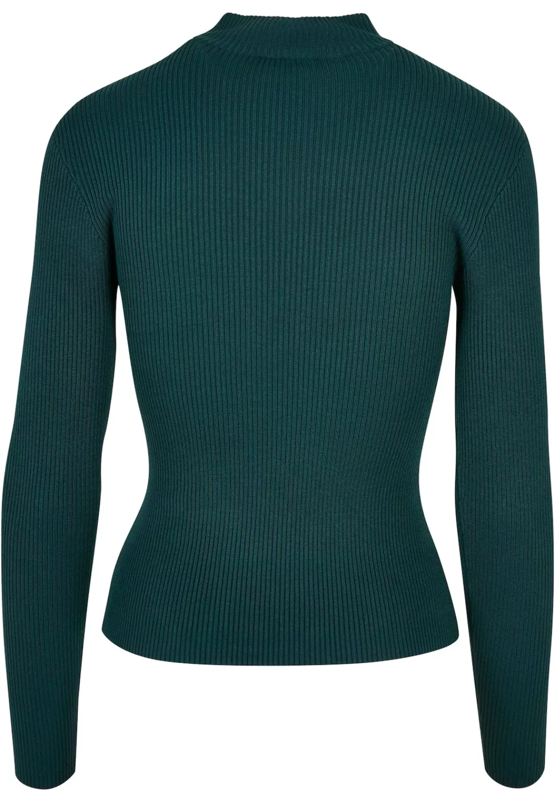 URBAN CLASSICS Sweater "Urban Classics Damen Ladies Rib Knit Turtelneck Swe günstig online kaufen