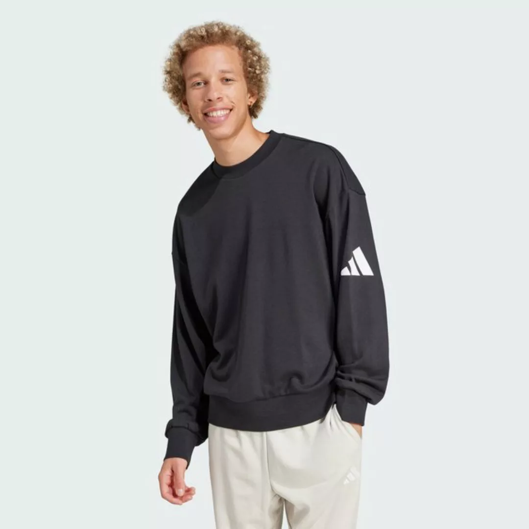 adidas Sportswear Longtop ESSENTIALS LOOSE FIT 3 BAR LOGO SWEATSHIRT günstig online kaufen