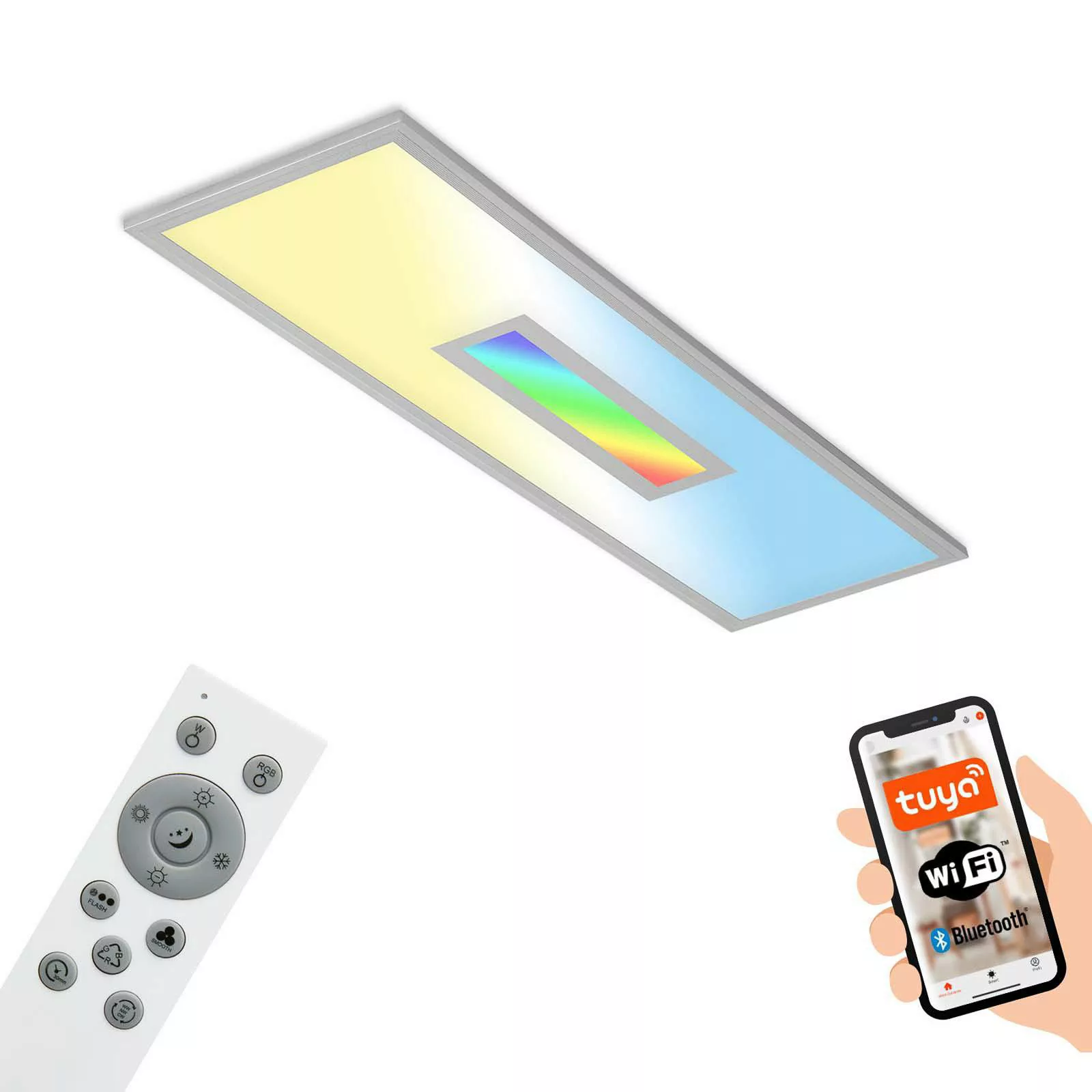 LED-Deckenlampe Centro S CCT RGB Tuya 100x25cm günstig online kaufen