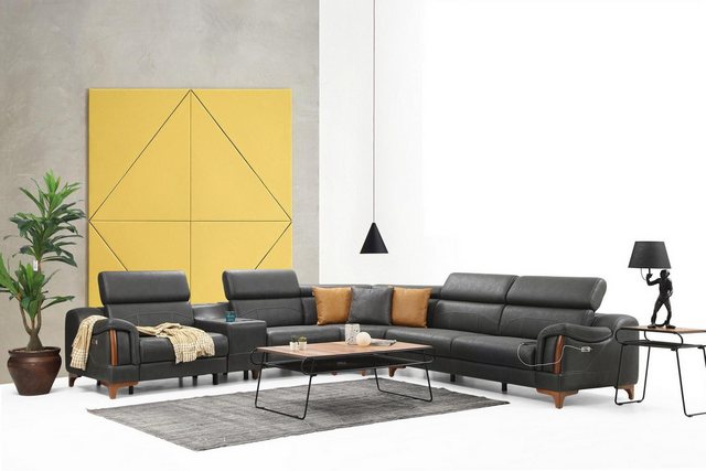 Xlmoebel Ecksofa Neues Designersofa Luxus Eckcouch L-Form Textil Modern Woh günstig online kaufen