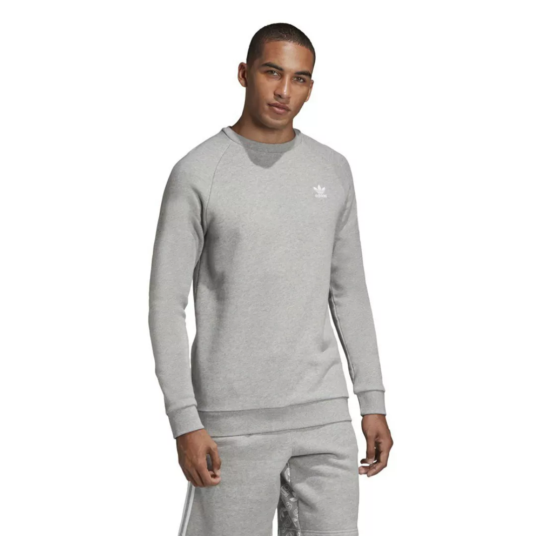Adidas Originals Essential Crew Pullover L Medium Grey Heather günstig online kaufen