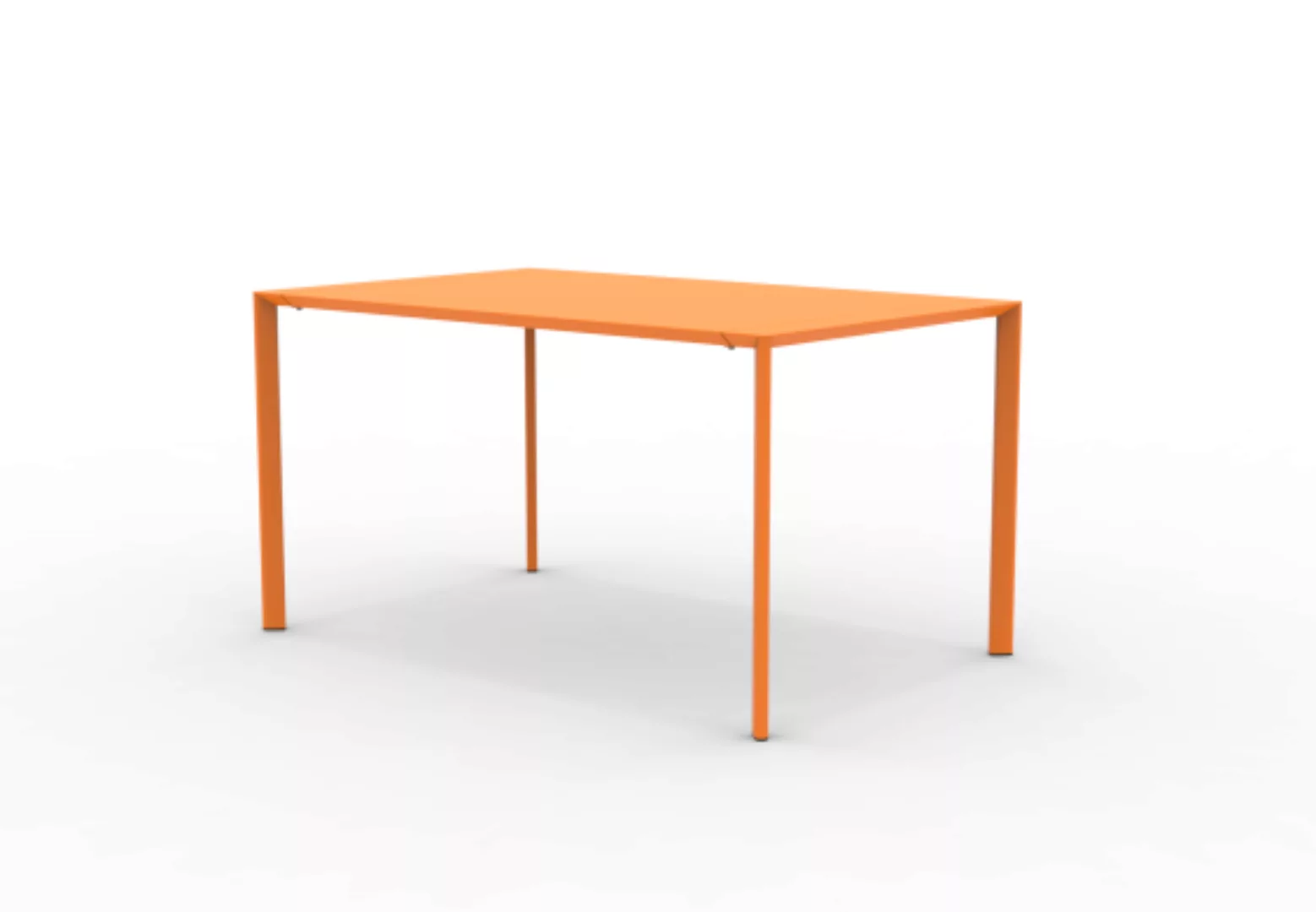 Robuster Gartentisch Fox 140x90 cm orange AR günstig online kaufen