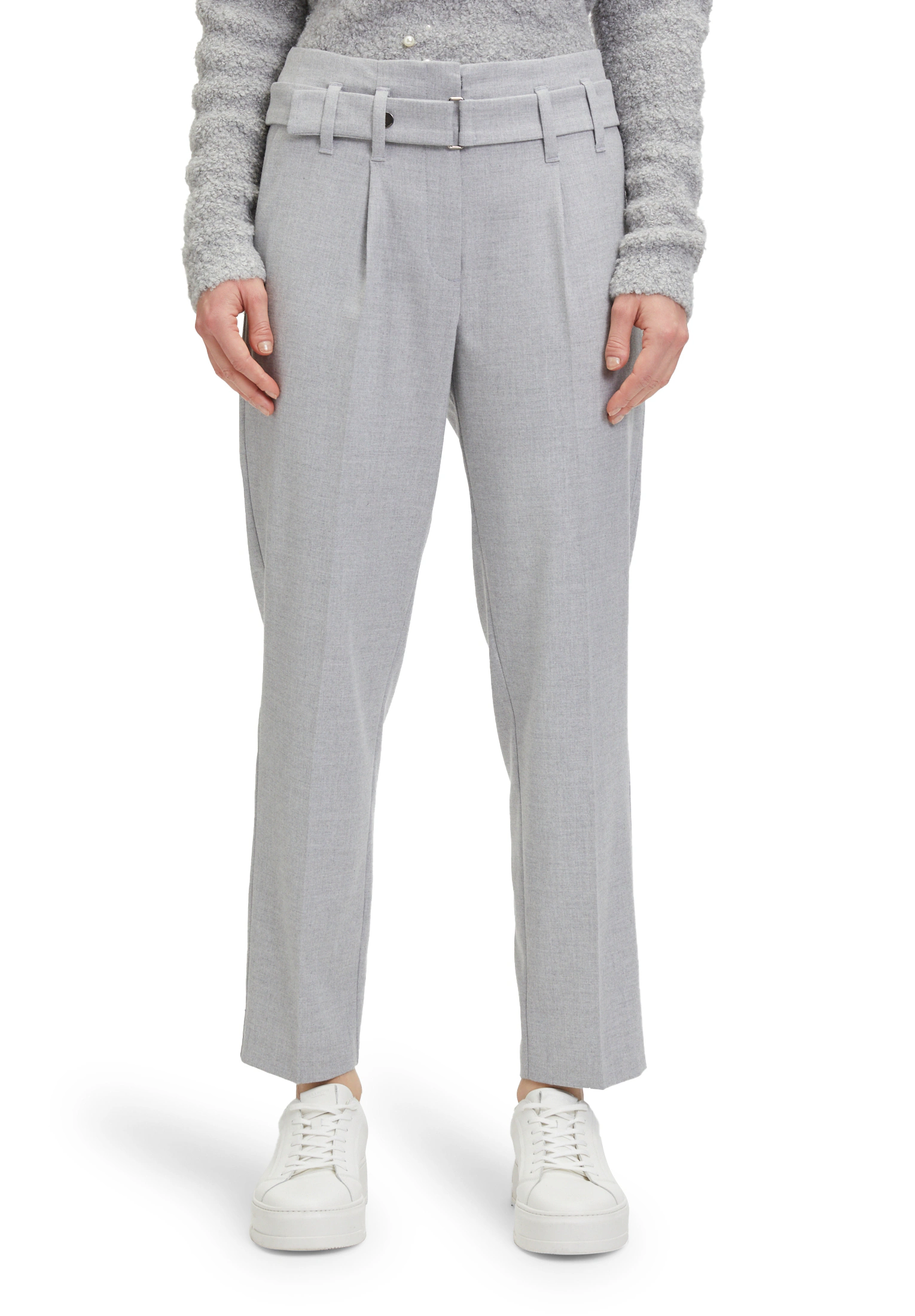 Betty&Co Stoffhose "Betty & Co Damen Stoffhose mit Gürtel", Mit Gürtel günstig online kaufen