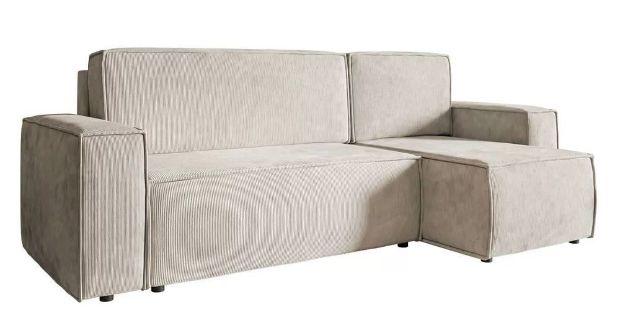 | Ecksofa mit Schlaffunktion Crusado links/rechts Chenille günstig online kaufen