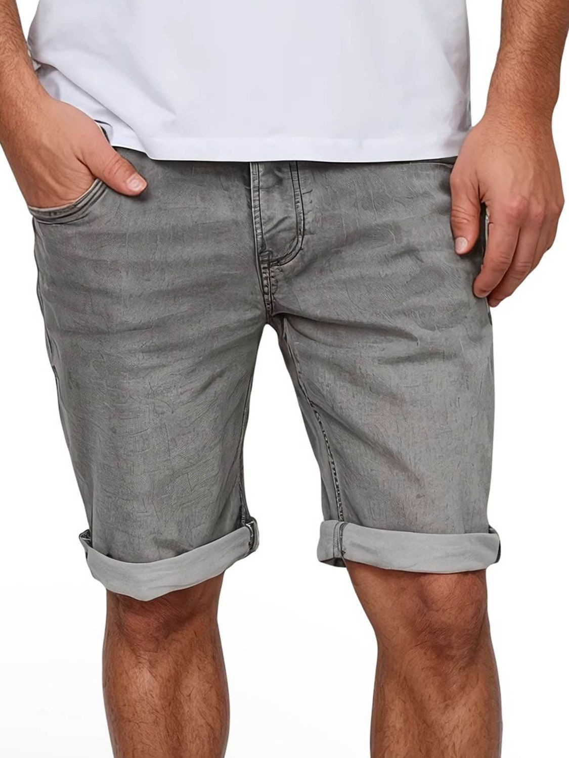 Mustang Jeans Shorts Herren Stretch Kurz Regular Fit Chicago Real X günstig online kaufen