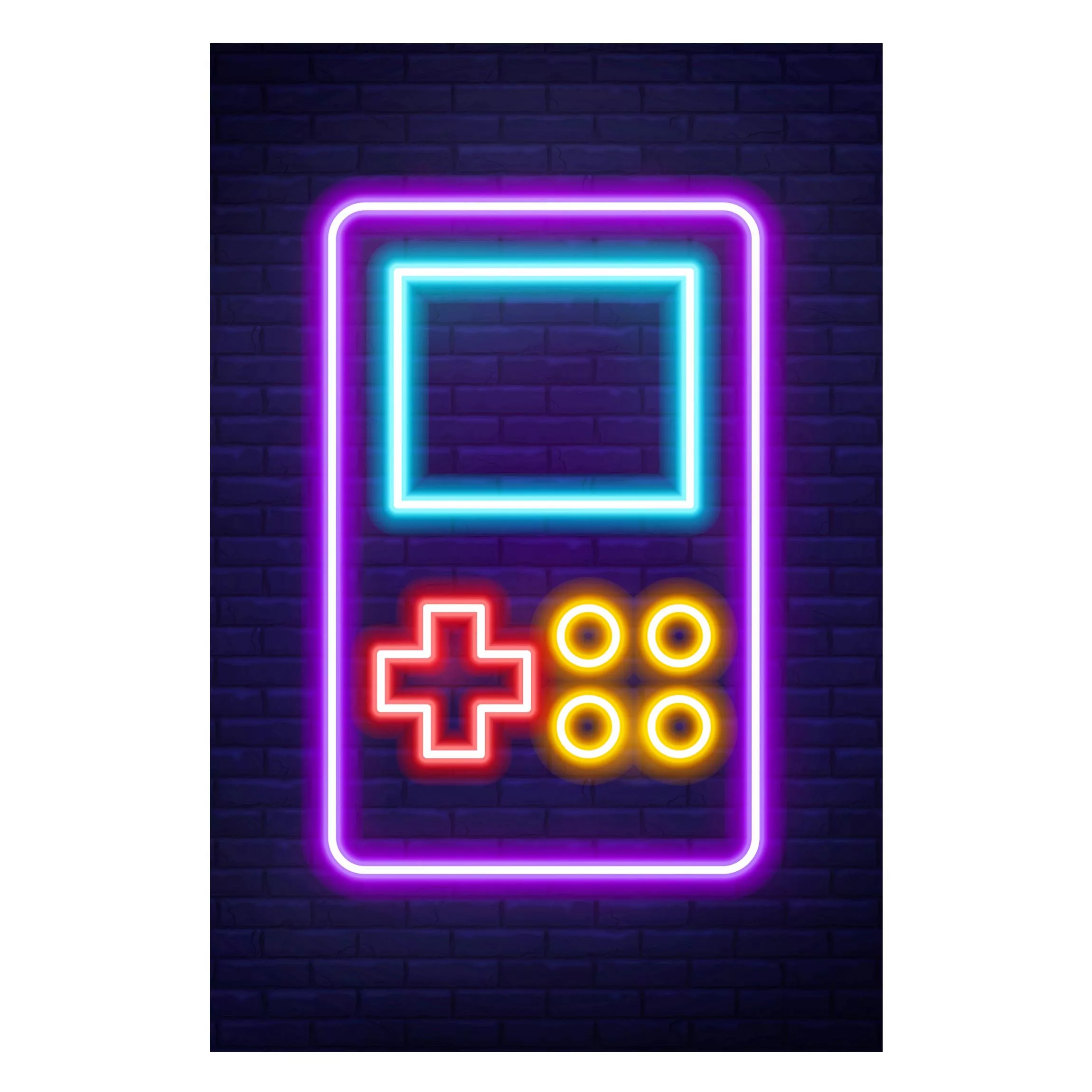 Magnettafel Neon Classical Gaming Console günstig online kaufen