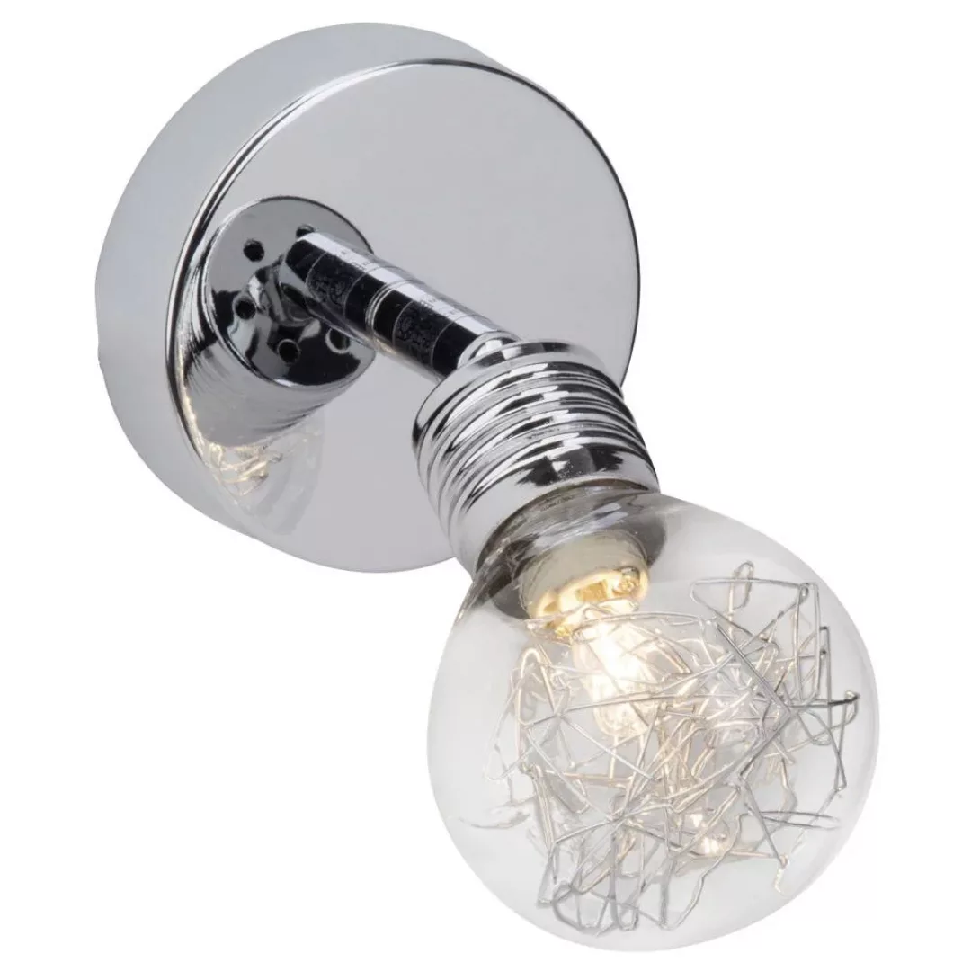 Wandleuchte Bulb in Chrom G9 günstig online kaufen