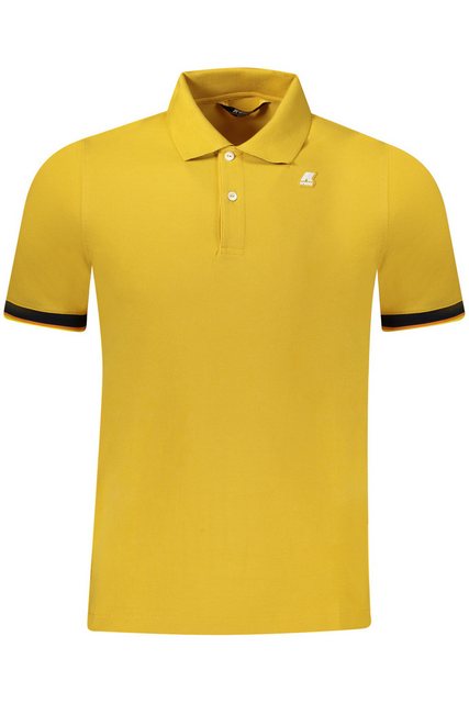 K-Way Poloshirt Herren Kurzarm-Poloshirt Gelb mit Kontrastdetails & günstig online kaufen