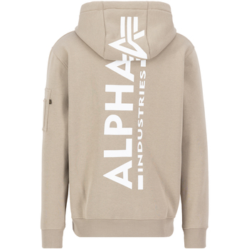 Alpha Industries  Sweatshirt Backprint Zip Hoodie - vintage sand günstig online kaufen