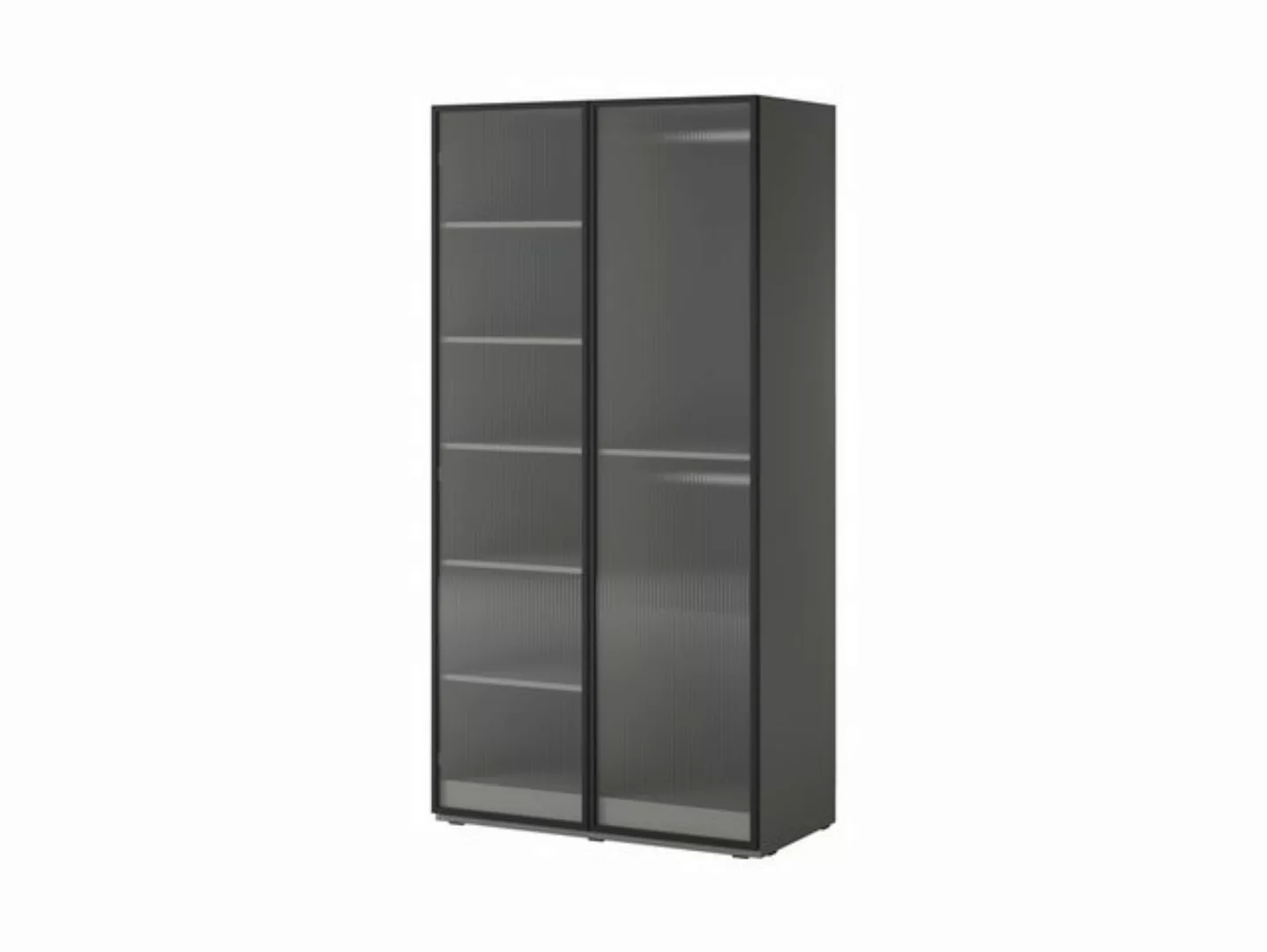 yourhouse24 Kleiderschrank Kleiderschrank Garderobe Riffelglas SANDBOX FLUT günstig online kaufen