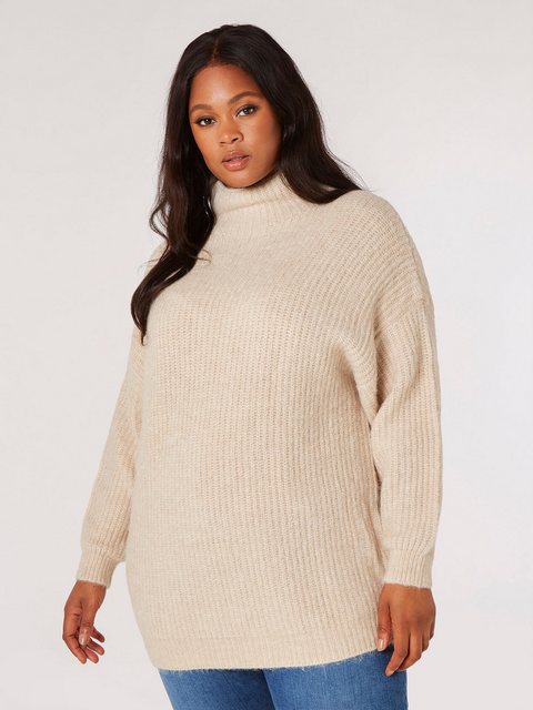 Apricot Rollkragenpullover günstig online kaufen