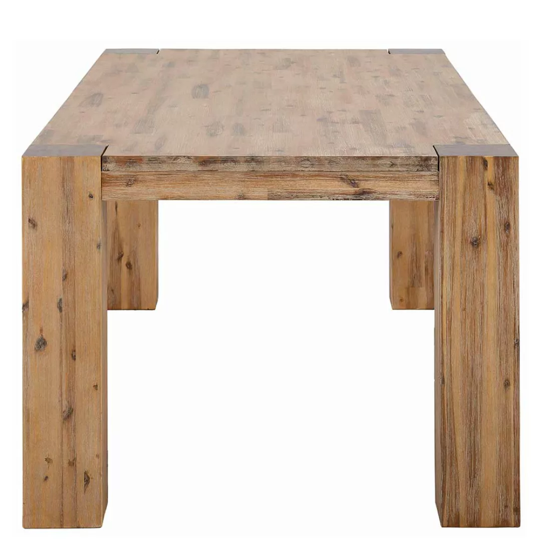 Massivholztisch aus Akazie lackiert Esszimmer günstig online kaufen