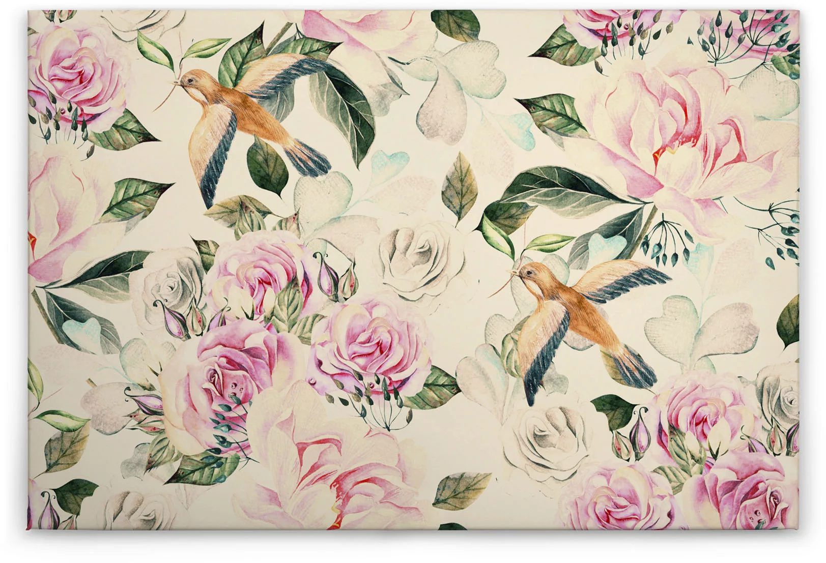 A.S. Création Leinwandbild "Paradise", Blumen, (1 St.), Landhaus Keilrahmen günstig online kaufen