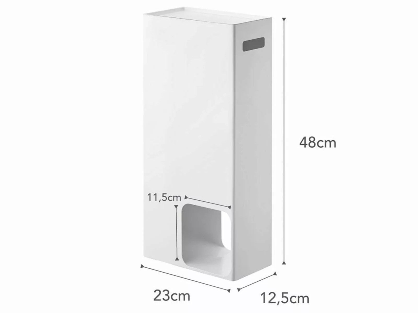 Yamazaki Toiletten-Ersatzrollenhalter "Tower" Toilettenpapier Aufbewahrung günstig online kaufen