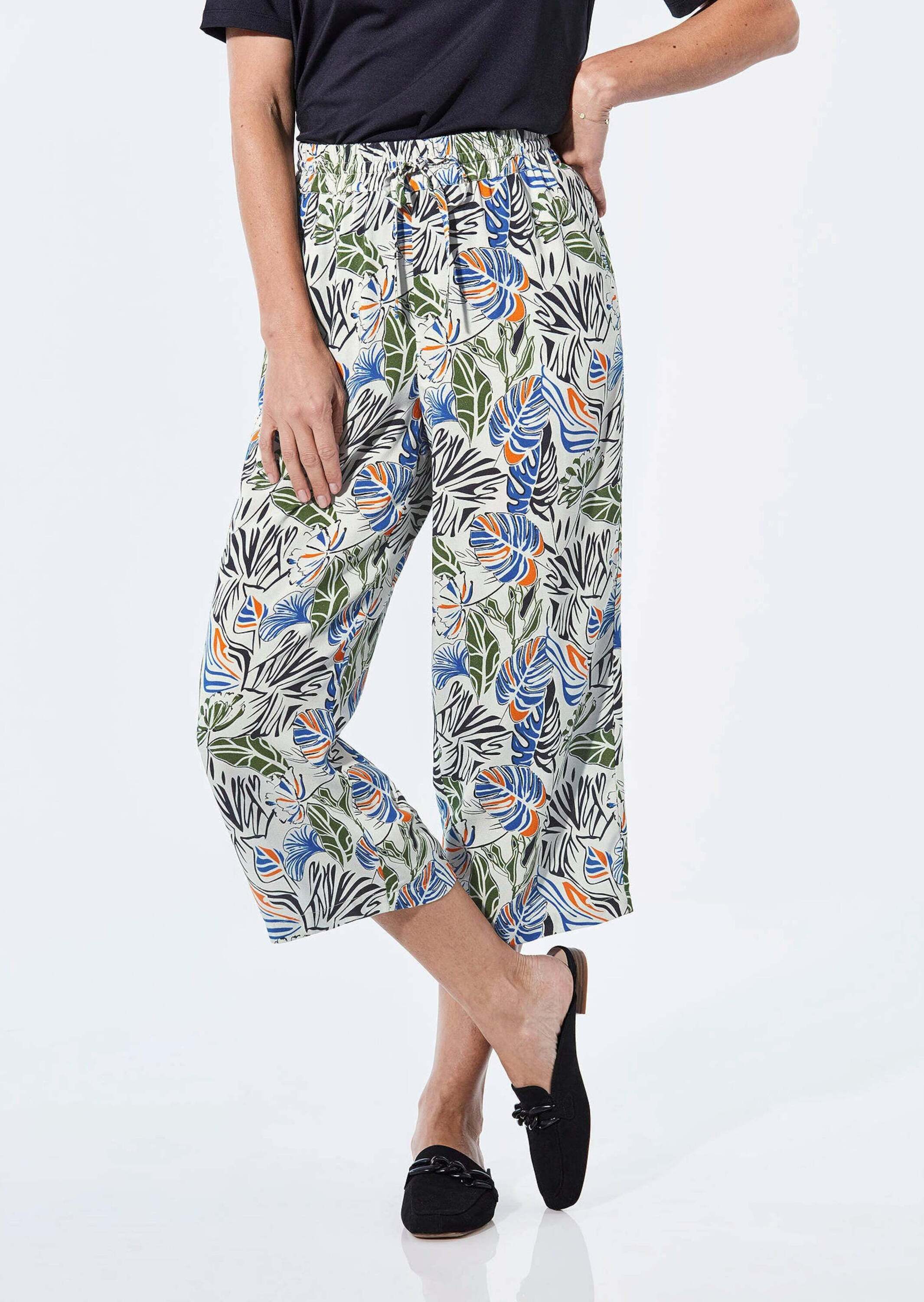 GOLDNER Schlupfhose Kurzgröße: Sommerliche Druckhose günstig online kaufen