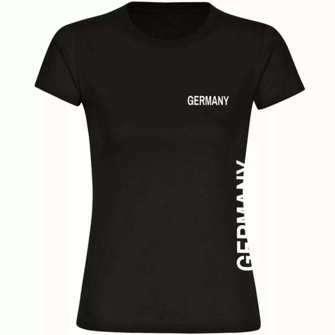 multifanshop T-Shirt Damen Germany - Brust & Seite - Frauen günstig online kaufen