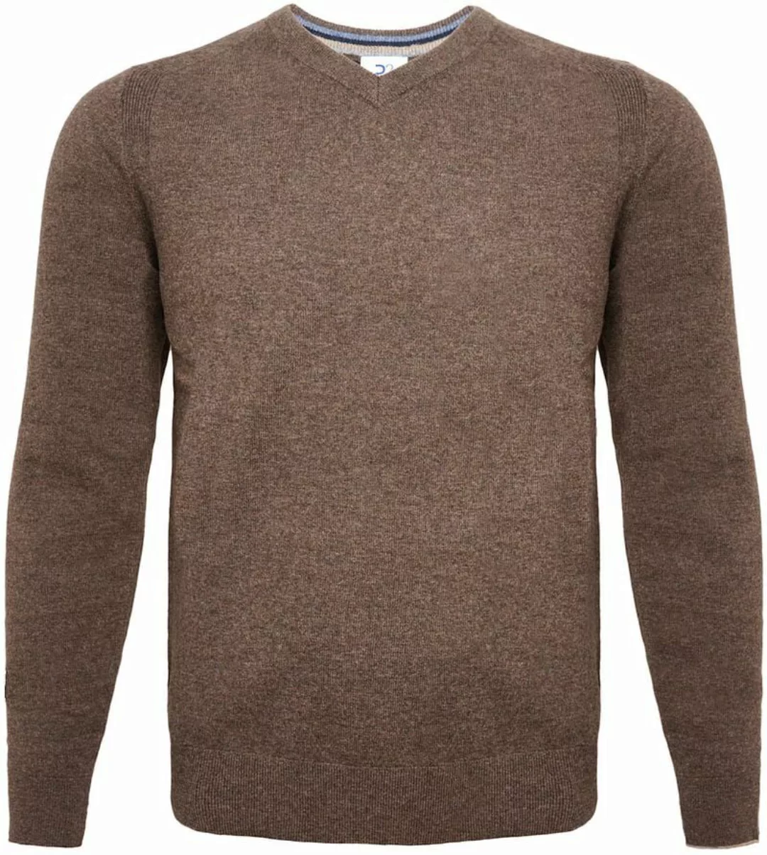 R2 Pullover Merino Wool Taupe - Größe L günstig online kaufen