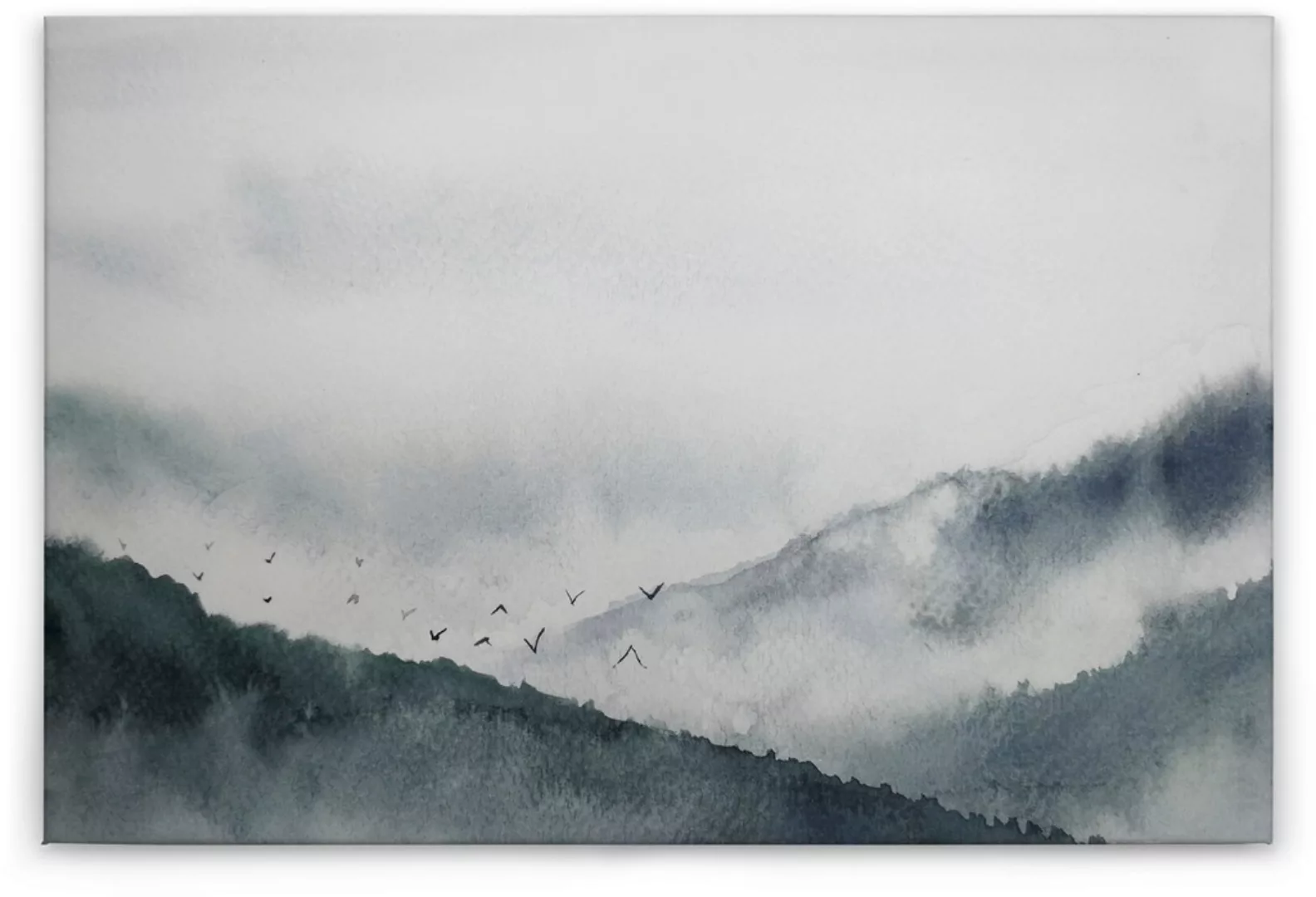 A.S. Création Leinwandbild "Gloomy Landscape", Kunst-Wald-Kinder, (1 St.), günstig online kaufen