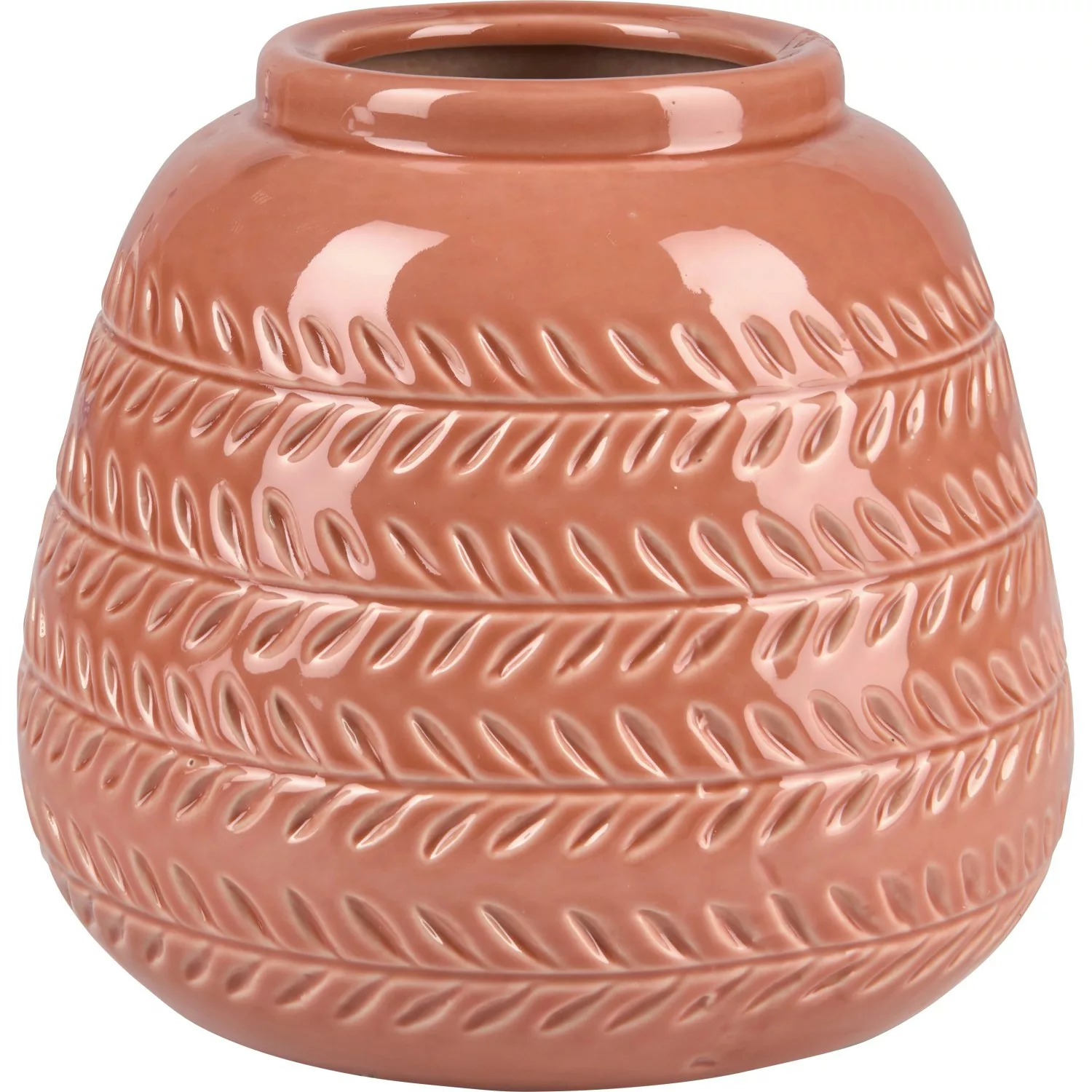 Vase Desert Flower Keramik 16,5 cm x Ø 18,5 cm Terrakotta günstig online kaufen