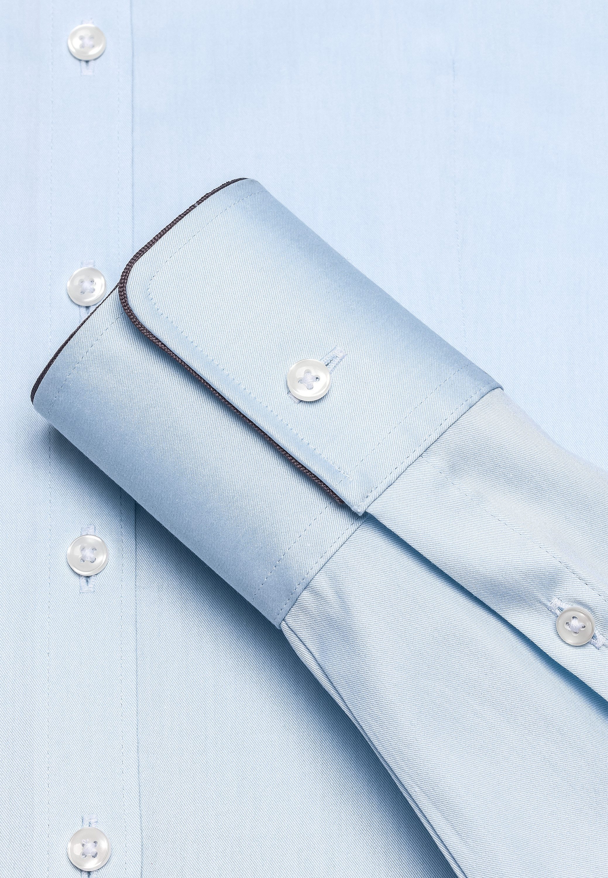 Vincenzo Boretti Klassische Bluse tailliert stretch günstig online kaufen