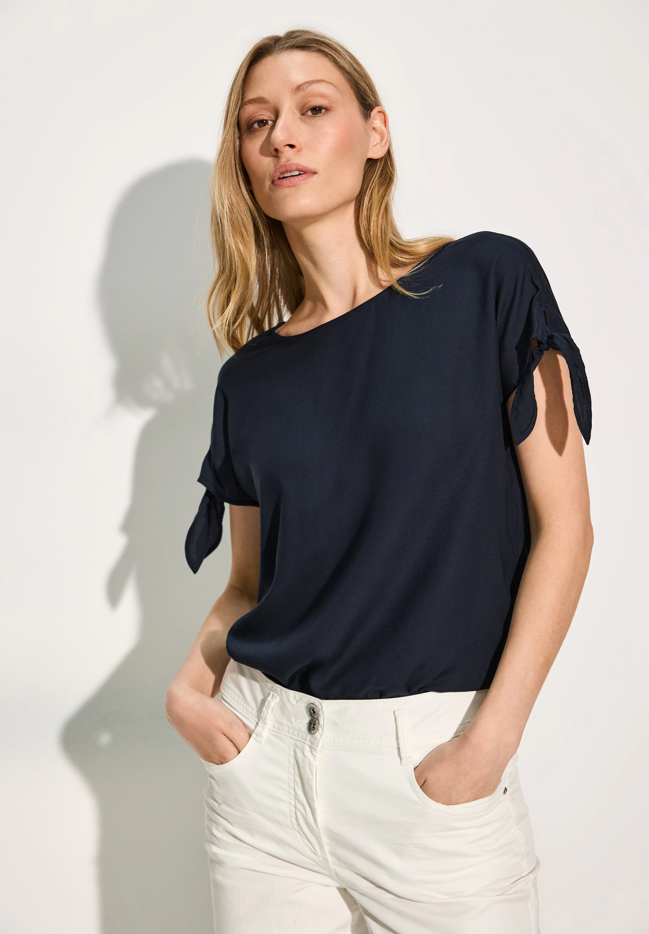 Cecil Shirtbluse, mit Knoten-Detail günstig online kaufen