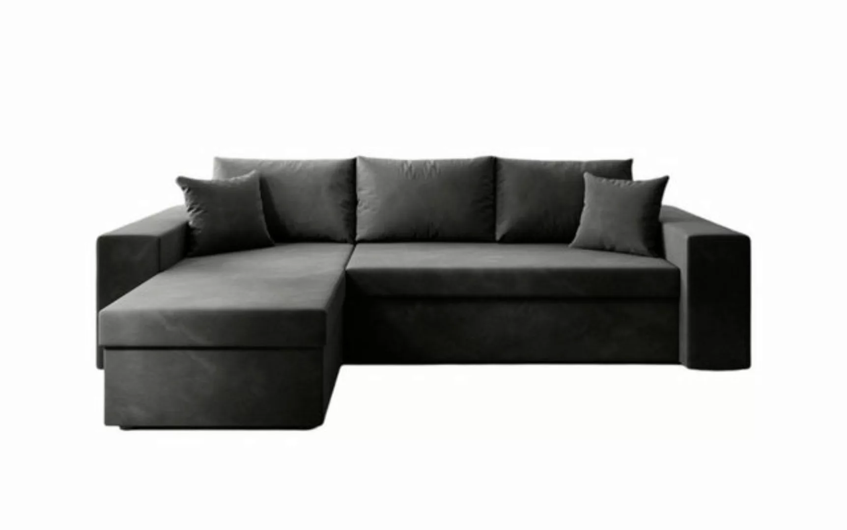 Luxusbetten24 Schlafsofa Designer Sofa Denver, mit Stauraum und Schlaffunkt günstig online kaufen