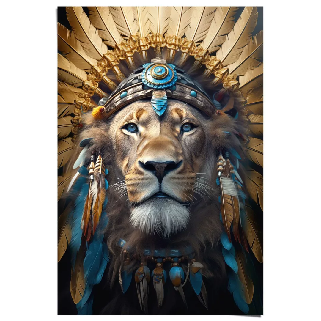 Reinders Poster "Ornament Lion" günstig online kaufen