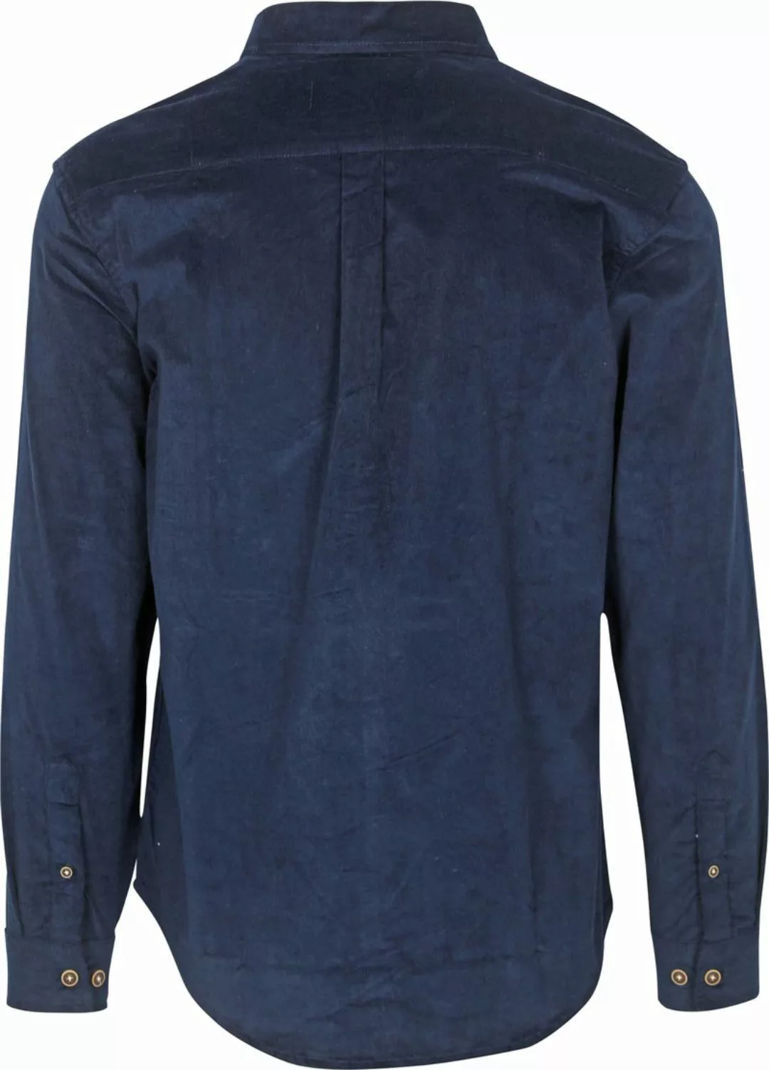 Anerkjendt Hemd Leif Corduroy Navy - Größe M günstig online kaufen