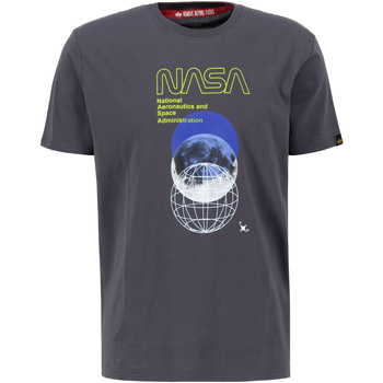 Alpha Industries  T-Shirts & Poloshirts NASA Orbit T-Shirt - vintage grey günstig online kaufen