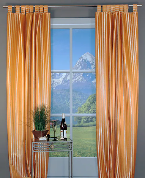 HOSSNER - ART OF HOME DECO Gardine »Triftsee«, (1 St.), Schlaufenschal mit günstig online kaufen