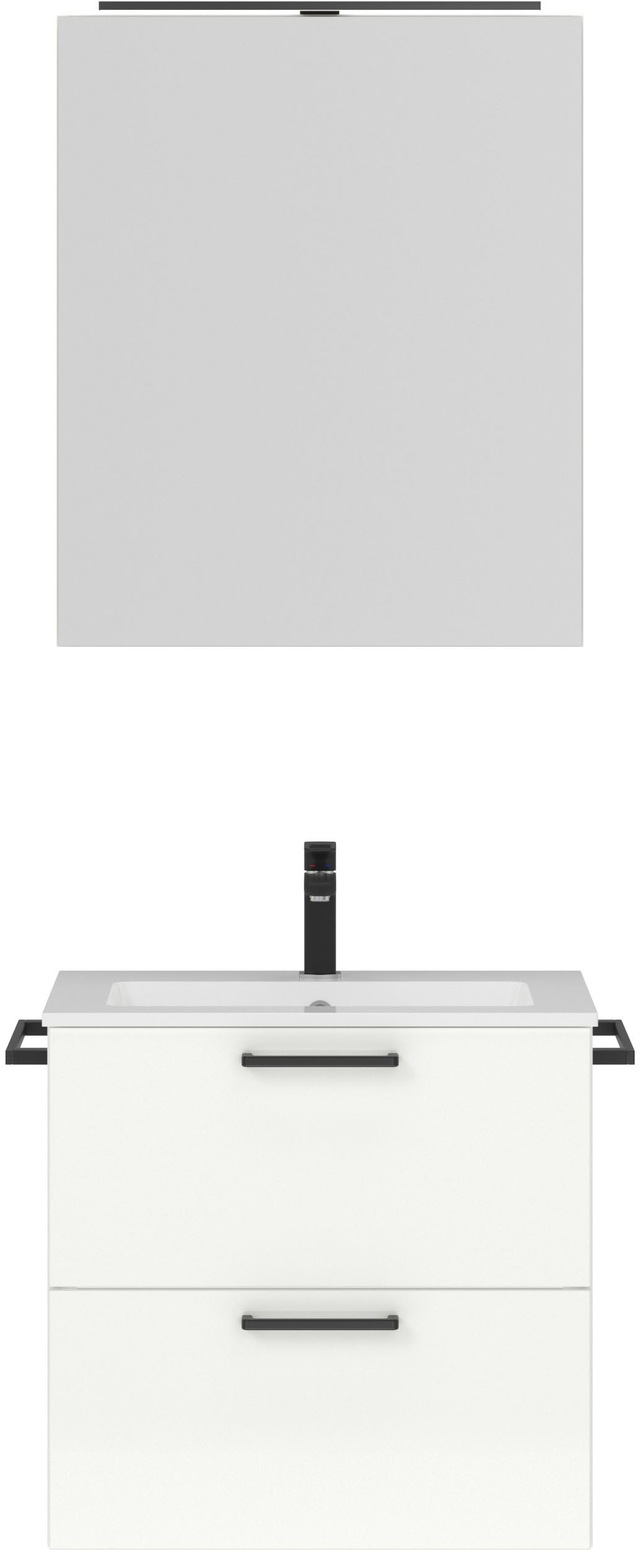 nobilia® Badmöbel-Set »Tolvina«, (2 St., vormontiert, mit Soft-Close), inkl günstig online kaufen