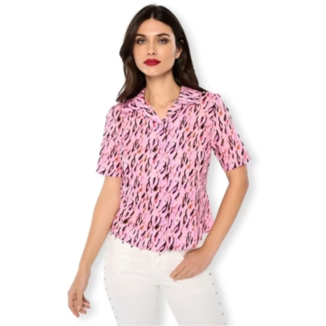 Minueto  Blusen Shirt Animal - Pink günstig online kaufen