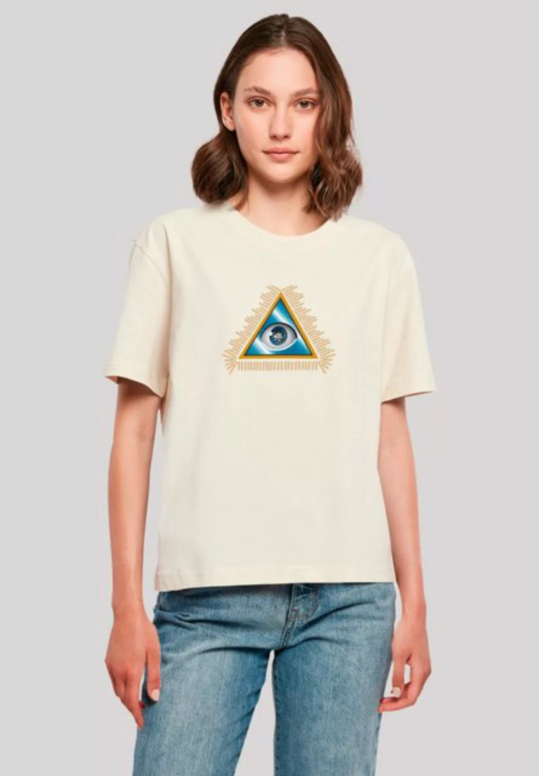 emoji couture T-Shirt Pyramid eye and golden beads Premium Qualität günstig online kaufen