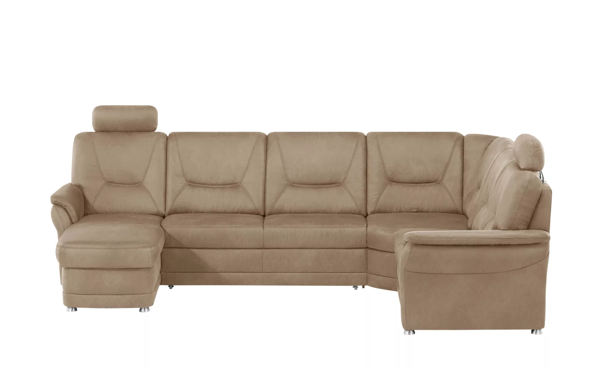 meinSofa Wohnlandschaft  Edda - beige - 96 cm - Polstermöbel > Sofas > Wohn günstig online kaufen