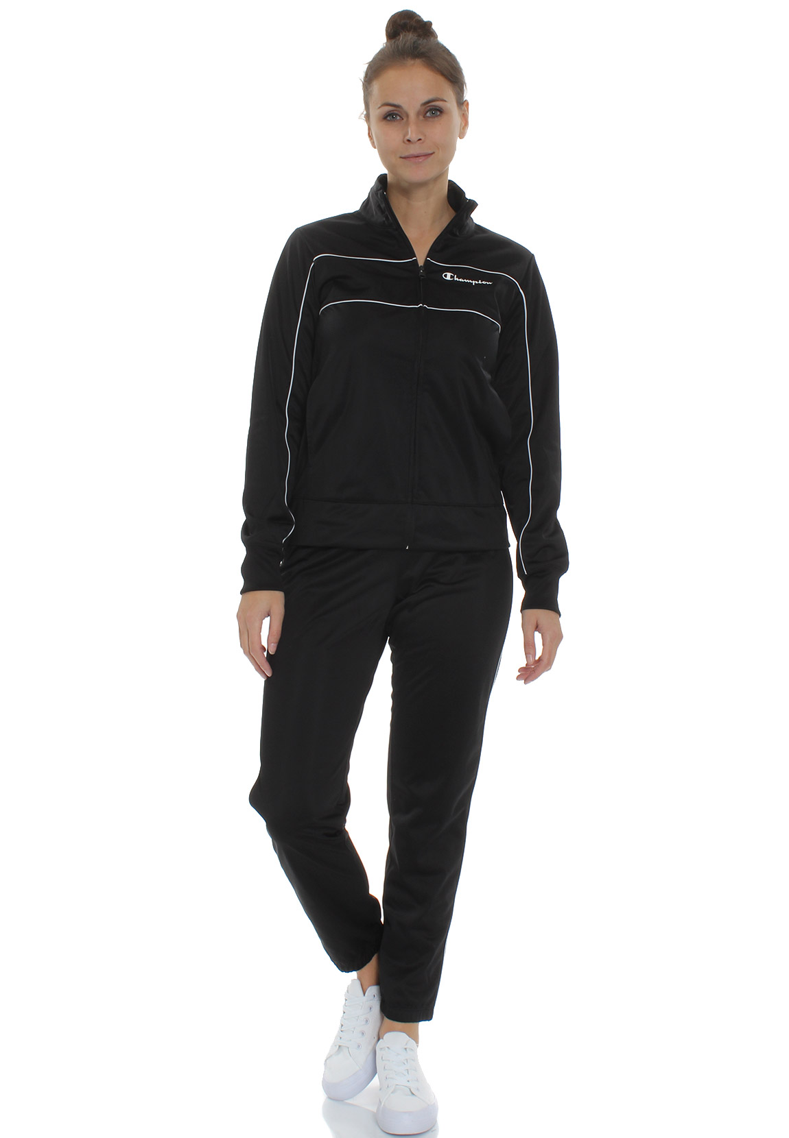 Champion Damen Trainingsanzug 114637 KK001 NBK NBK Schwarz günstig online kaufen