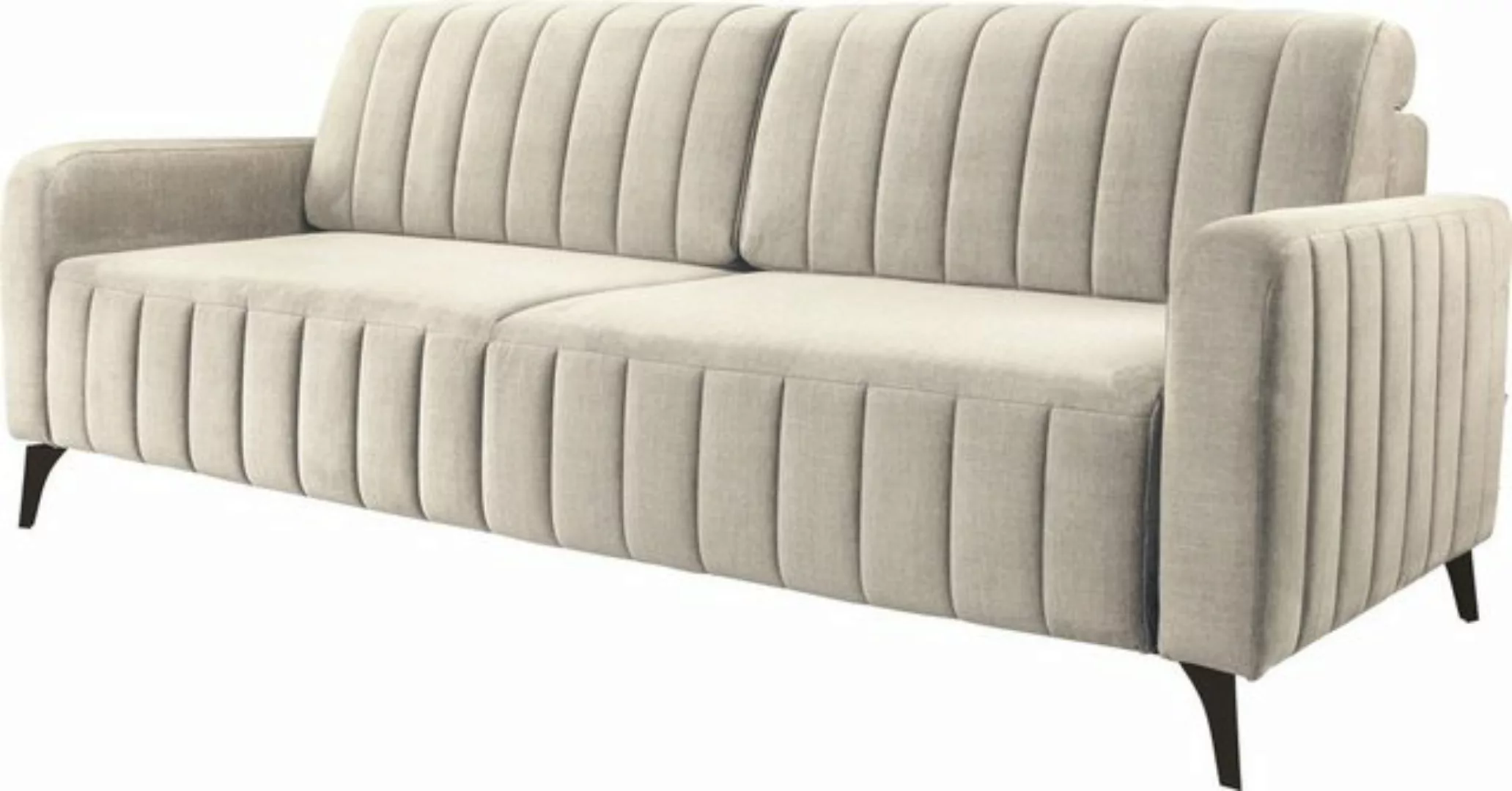 exxpo - sofa fashion 3-Sitzer Grande, hochwertiges Schlafsofa aus Microvelo günstig online kaufen