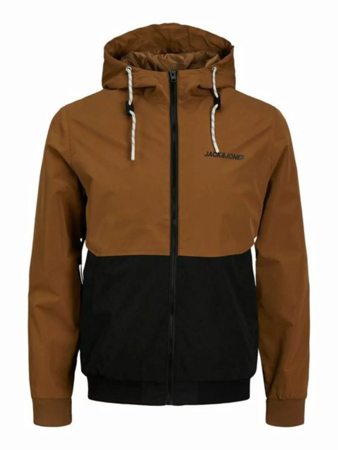 Jack & Jones Blouson "JJERUSH HOOD BOMBER NOOS", mit Kapuze, mit Logo Schri günstig online kaufen