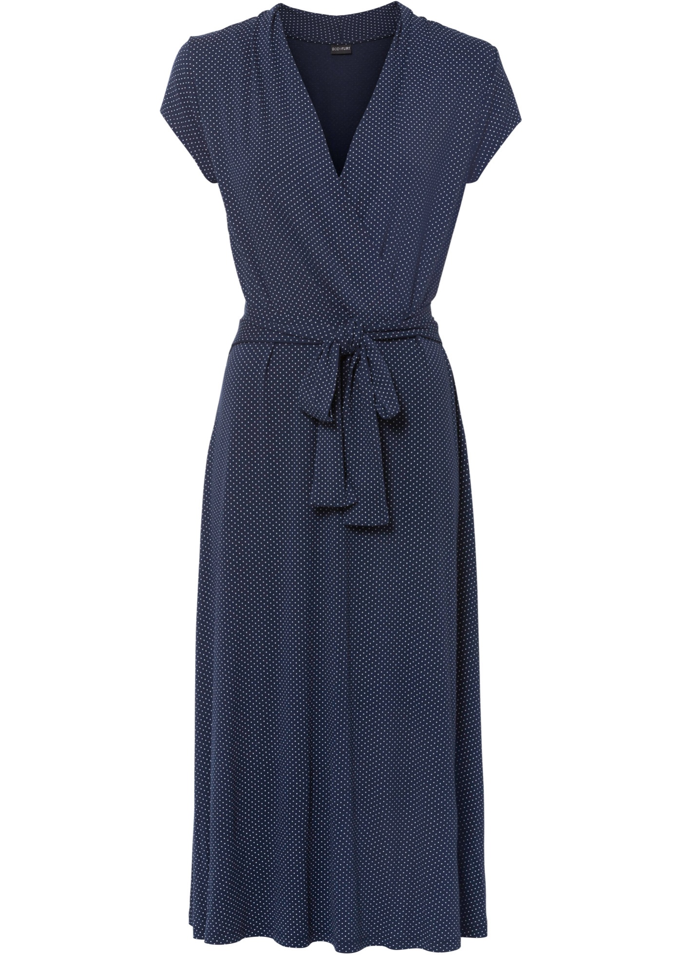 Jerseykleid mit Wickeloptik günstig online kaufen