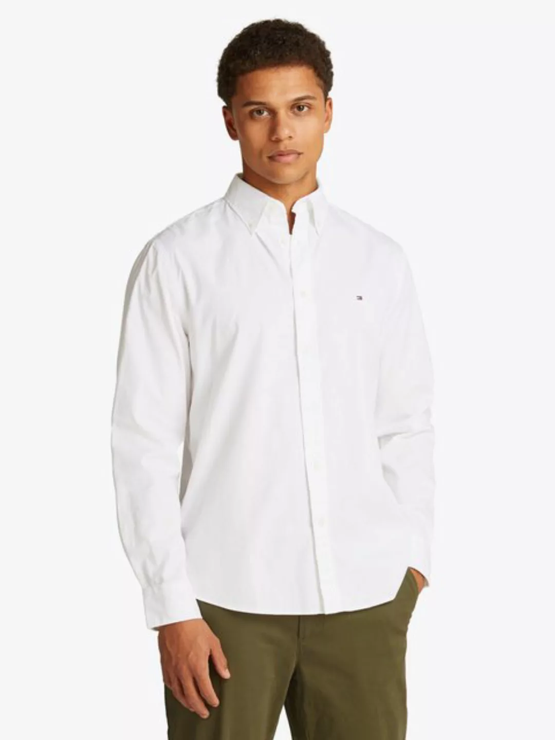 Tommy Hilfiger Langarmhemd CORE FLEX POPLIN SOLID RF SHIRT günstig online kaufen