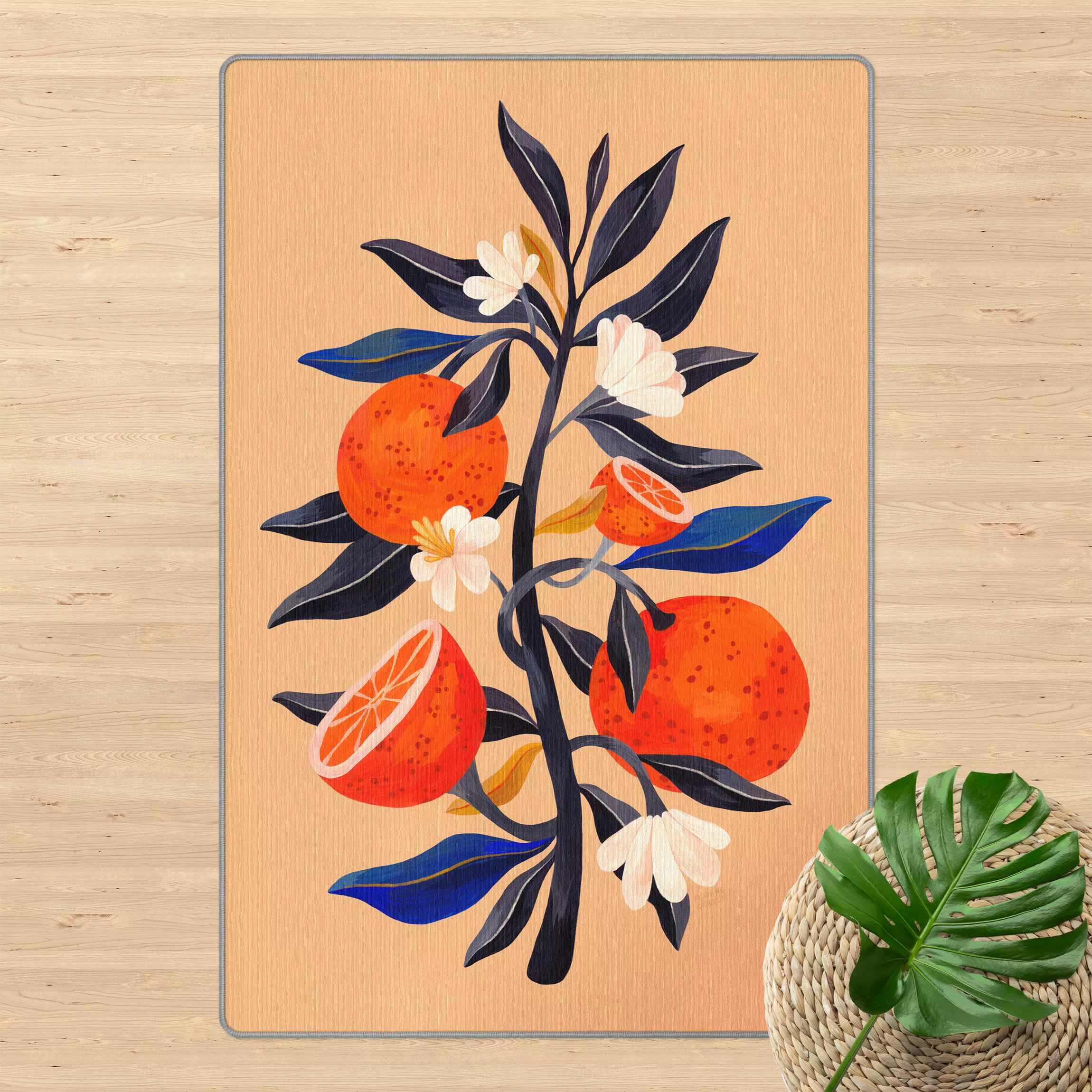 Teppich Orangenbaum günstig online kaufen