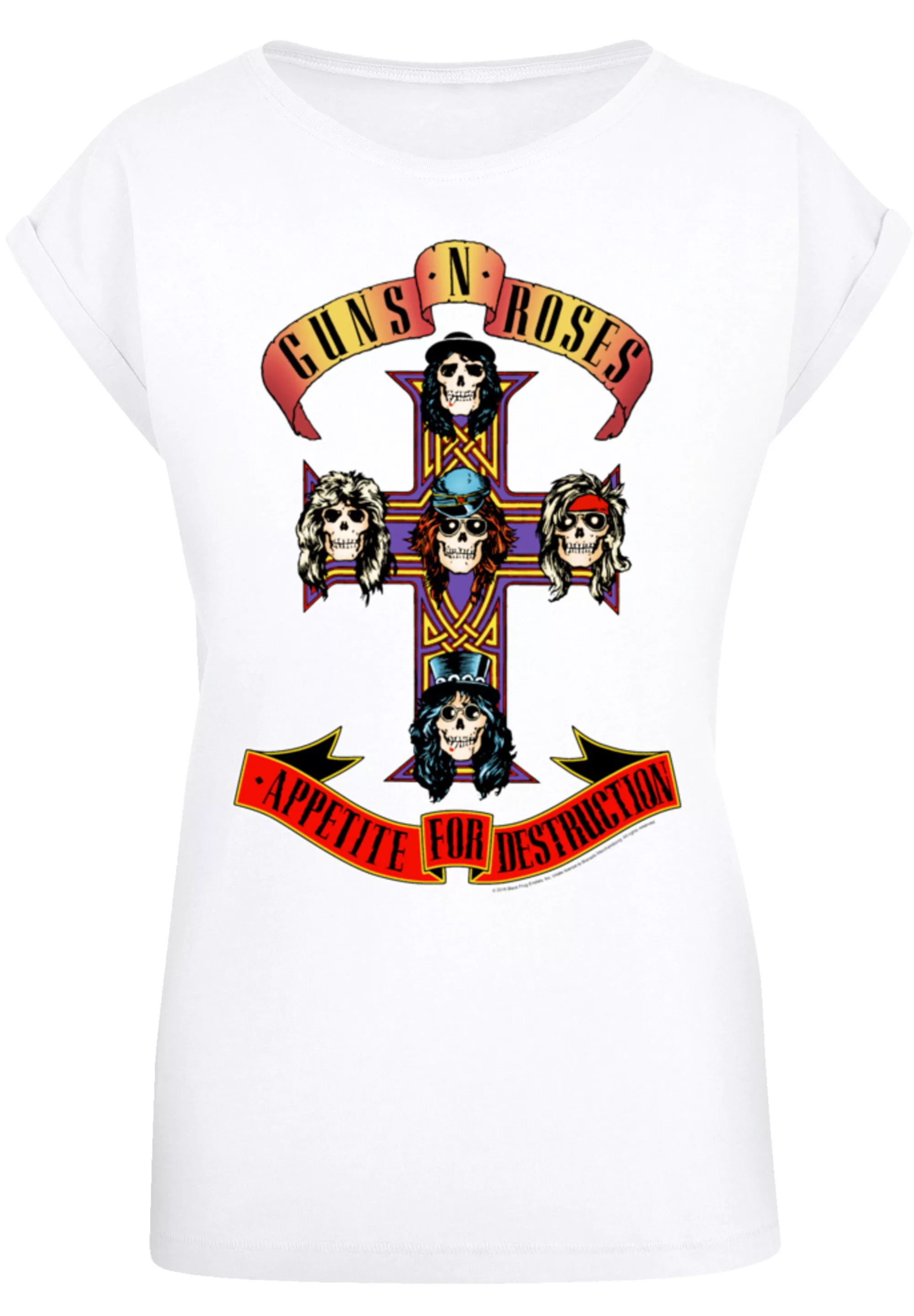 F4NT4STIC T-Shirt "Guns n Roses Band Appetite For Destruction", Print günstig online kaufen