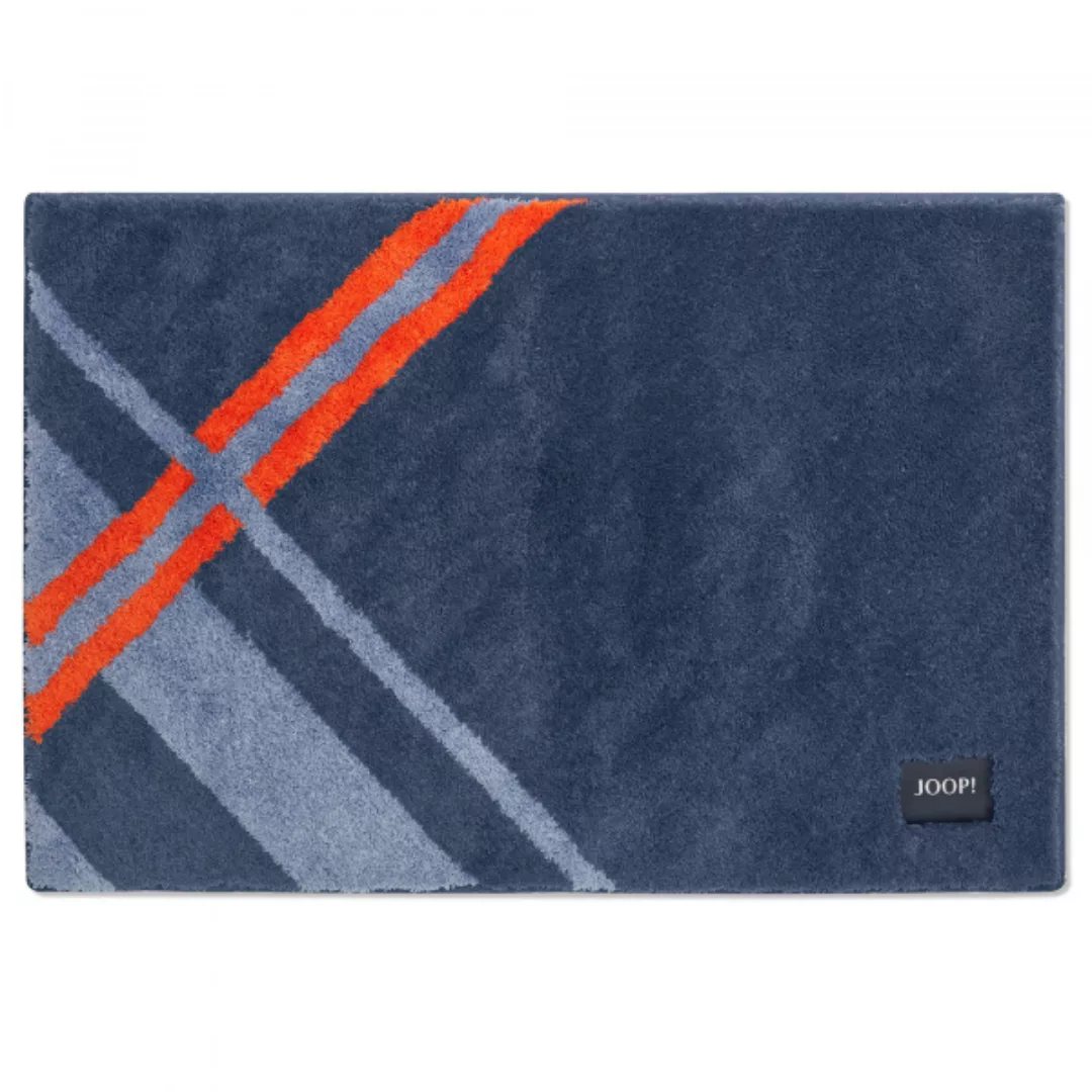 JOOP Badteppich Checks 288 - Farbe: Navy - 043 - 60x90 cm günstig online kaufen