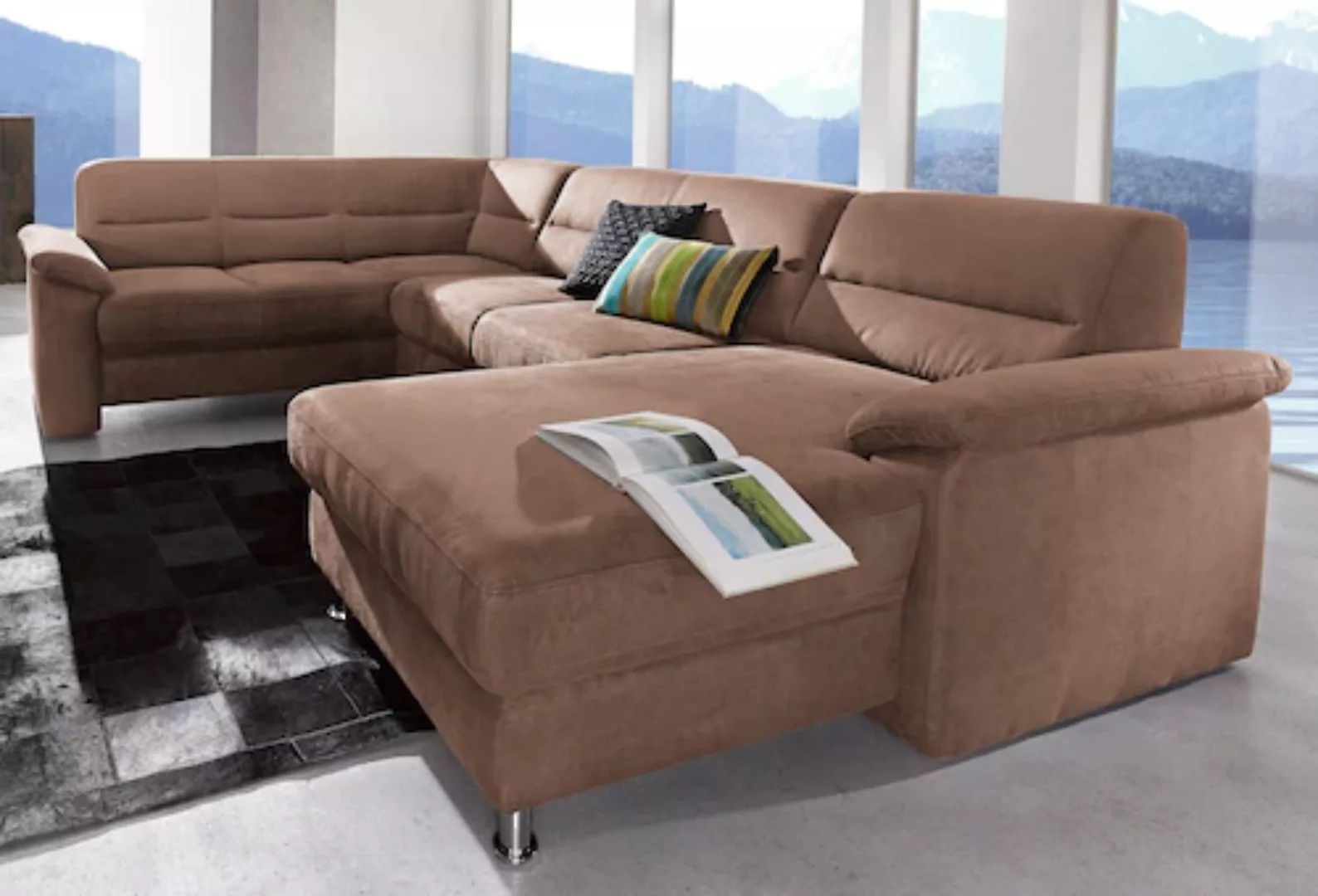 sit&more Wohnlandschaft "Ascara U-Form", inklusive Boxspring/Federkern-Pols günstig online kaufen