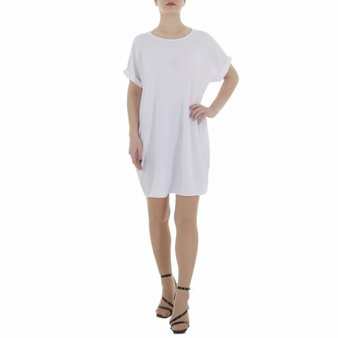 Ital-Design Tunikakleid Damen Freizeit (86164441) Kreppoptik/gesmokt Kleid günstig online kaufen