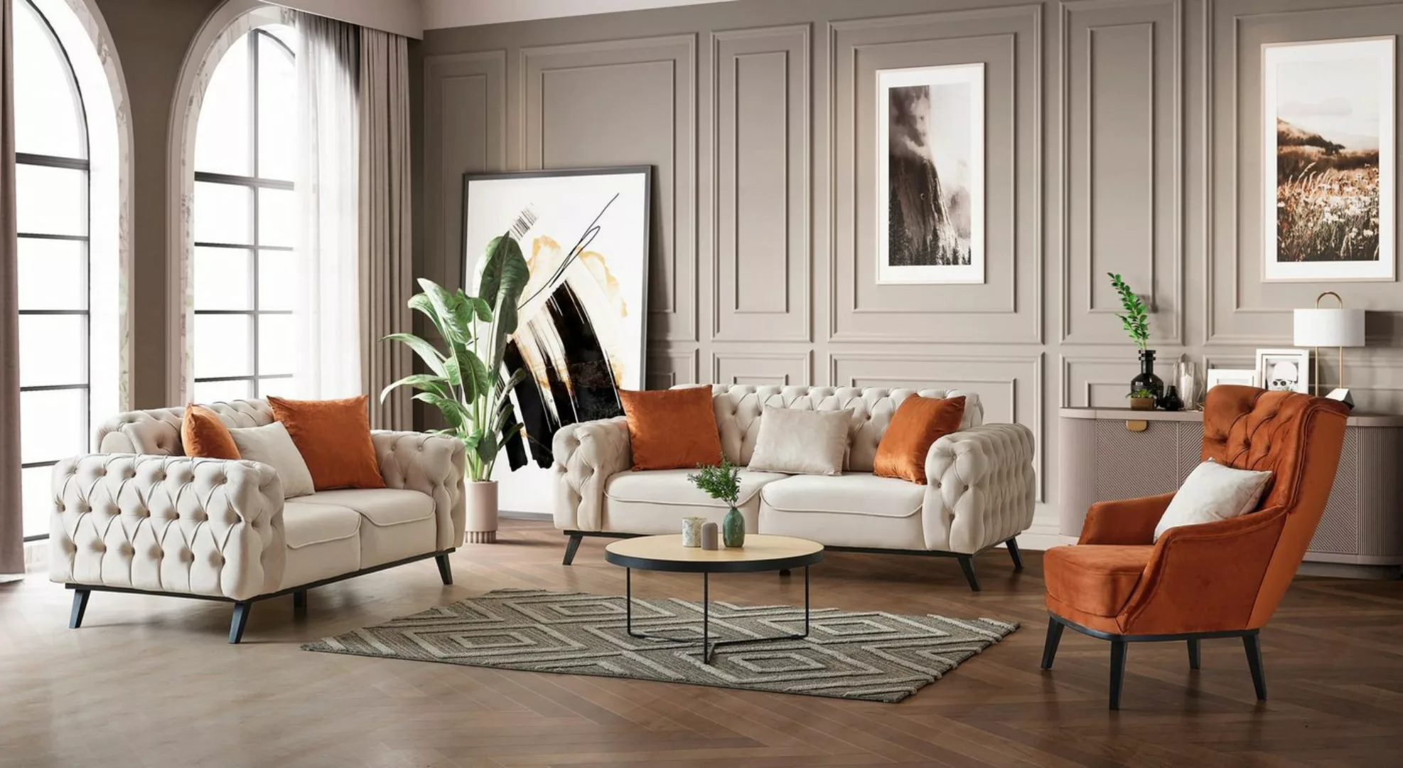 BENEDO MÖBEL Polstergarnitur Skyline Sofa Set günstig online kaufen