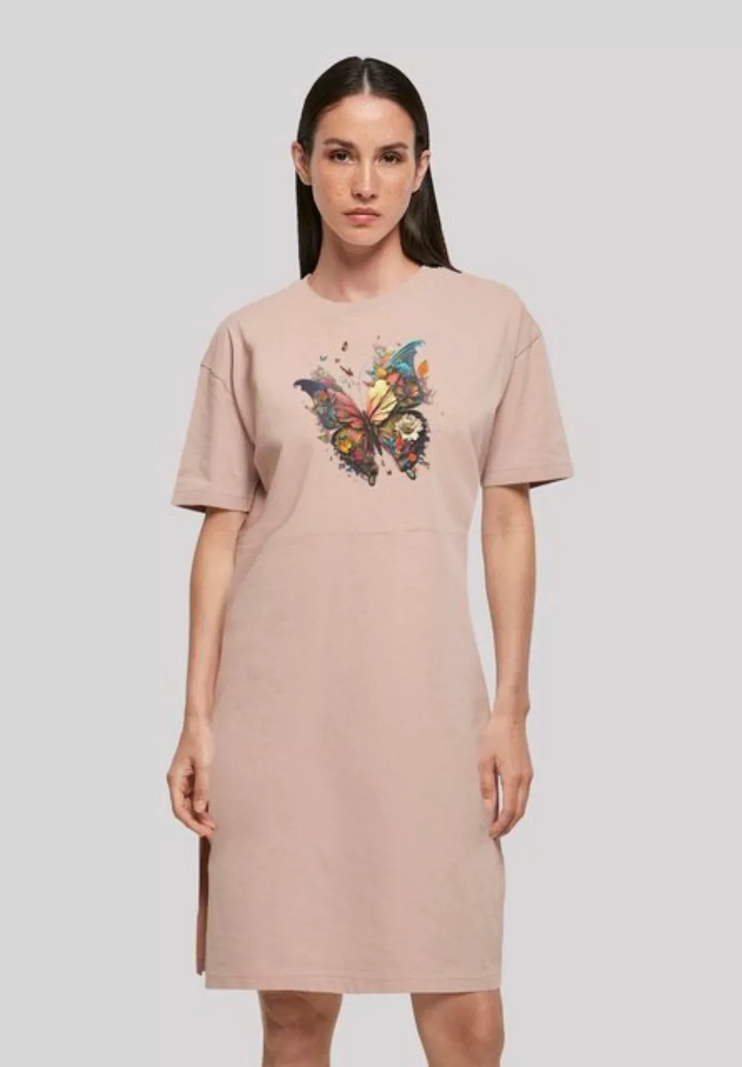 F4NT4STIC Shirtkleid "Schmetterling Bunt", Print günstig online kaufen