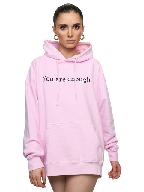 Worldclassca Hoodie Worldclassca Print YOU ARE ENOUGH Hoodie Kapuzensweatsh günstig online kaufen