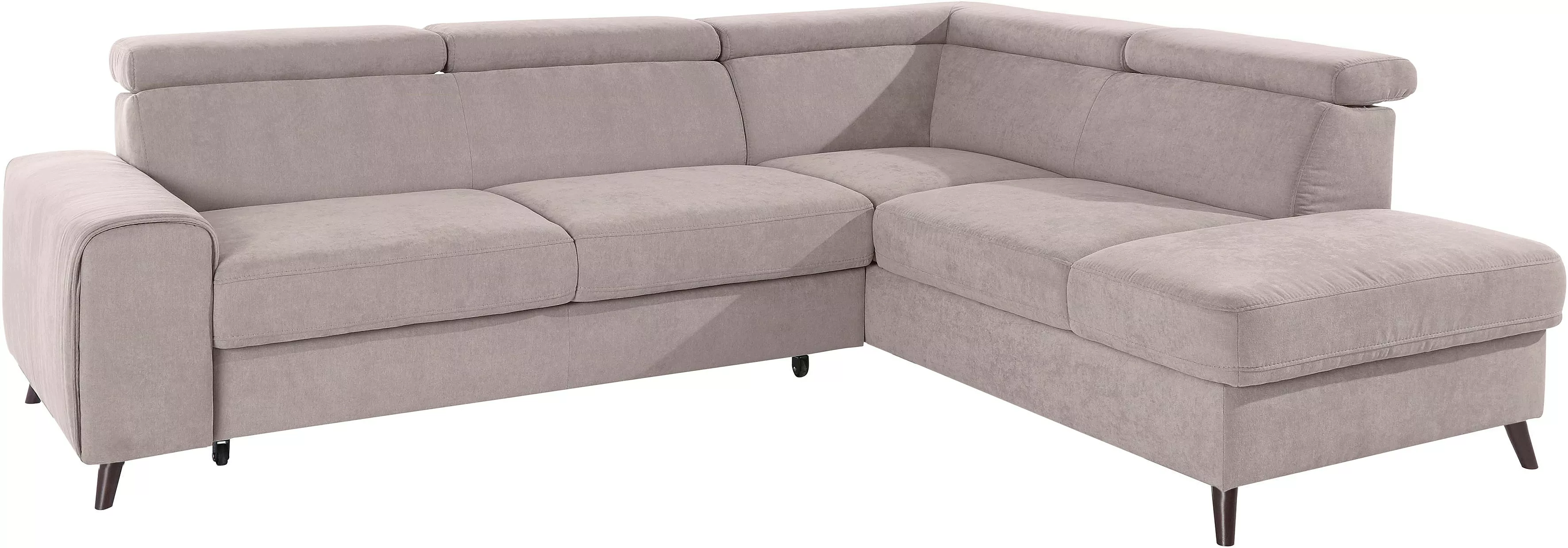 exxpo - sofa fashion Ecksofa "Forza, komfortabler Sitzkomfort und aktuelles günstig online kaufen