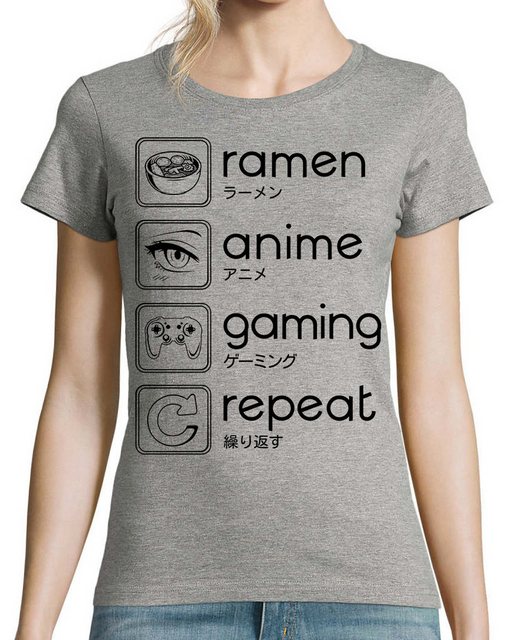 Youth Designz Print-Shirt Ramen Anime Gaming Damen T-Shirt mit lustigen Log günstig online kaufen